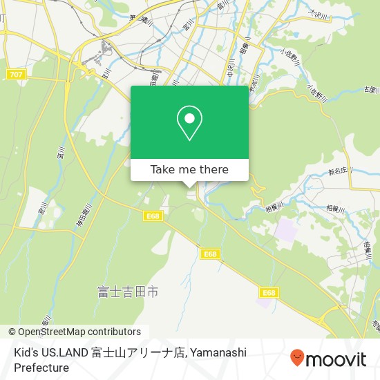 Kid's US.LAND 富士山アリーナ店 map