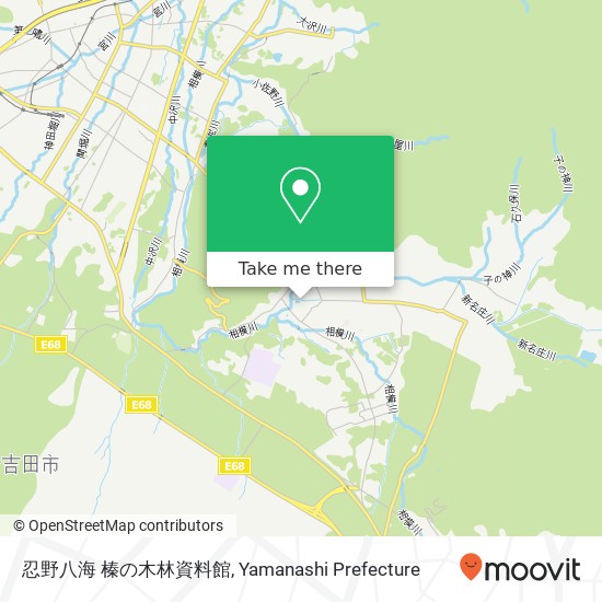 忍野八海 榛の木林資料館 map