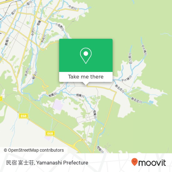 民宿 富士荘 map