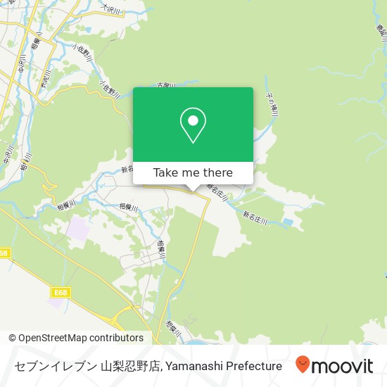 セブンイレブン 山梨忍野店 map