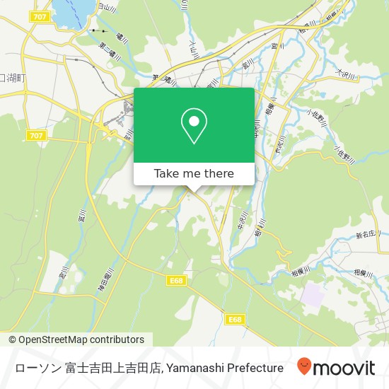 ローソン 富士吉田上吉田店 map