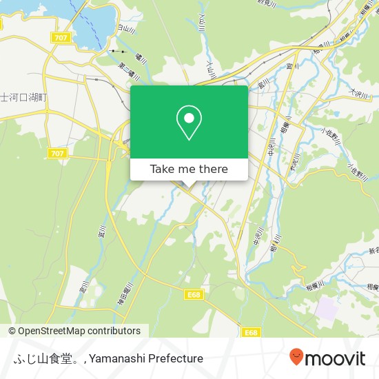 ふじ山食堂。 map