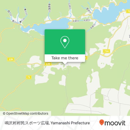 鳴沢村村民スポーツ広場 map