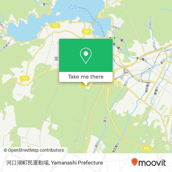 河口湖町民運動場 map
