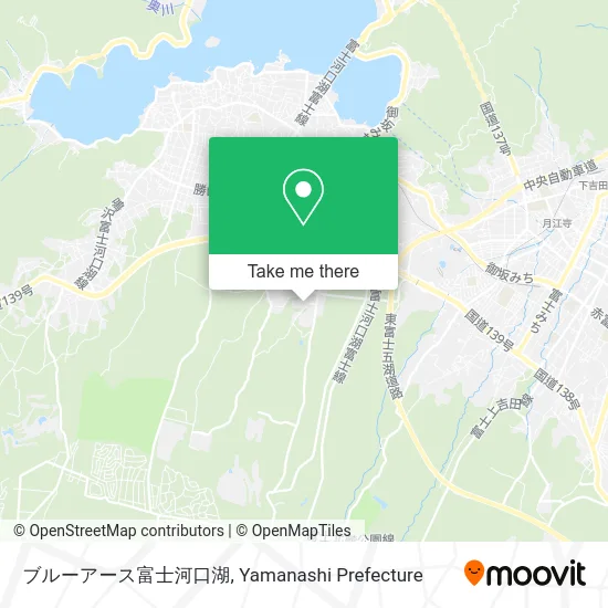 ブルーアース富士河口湖 map