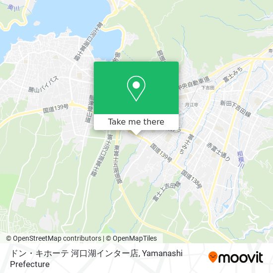 ドン・キホーテ 河口湖インター店 map