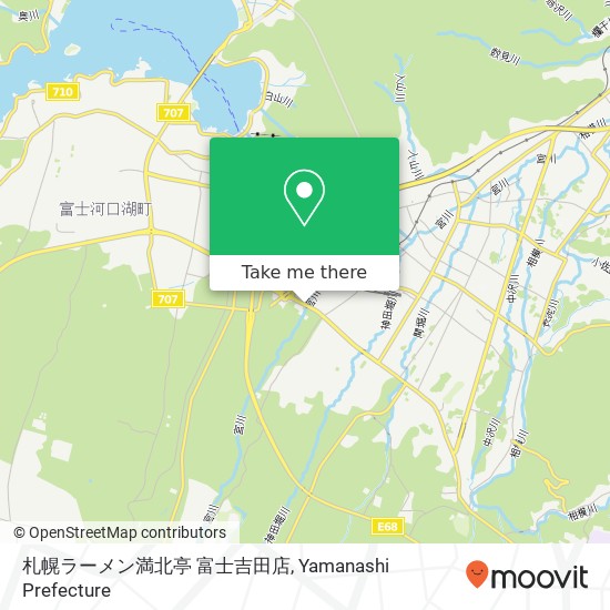 札幌ラーメン満北亭 富士吉田店 map