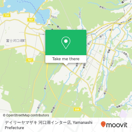 デイリーヤマザキ 河口湖インター店 map