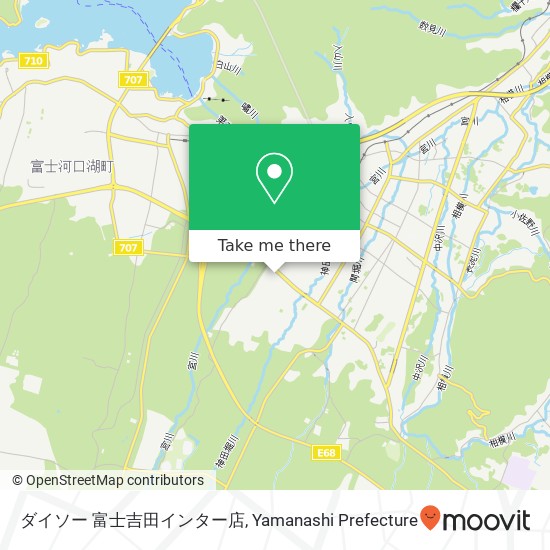 ダイソー 富士吉田インター店 map