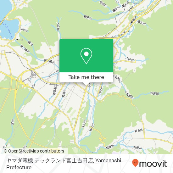 ヤマダ電機 テックランド富士吉田店 map