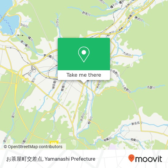 お茶屋町交差点 map