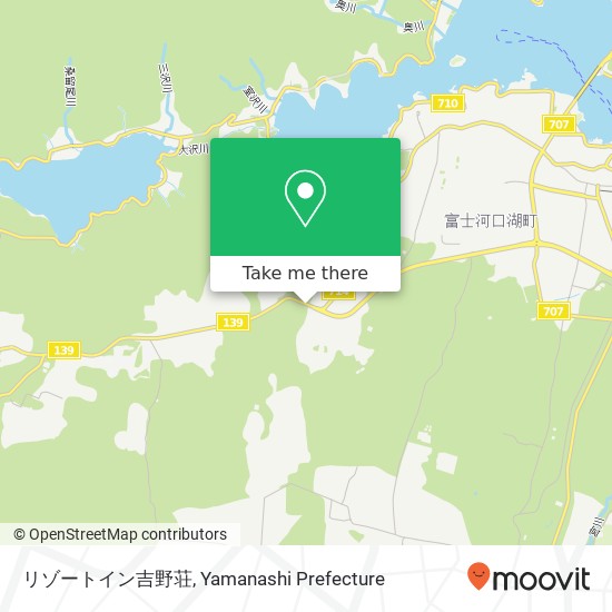 リゾートイン吉野荘 map