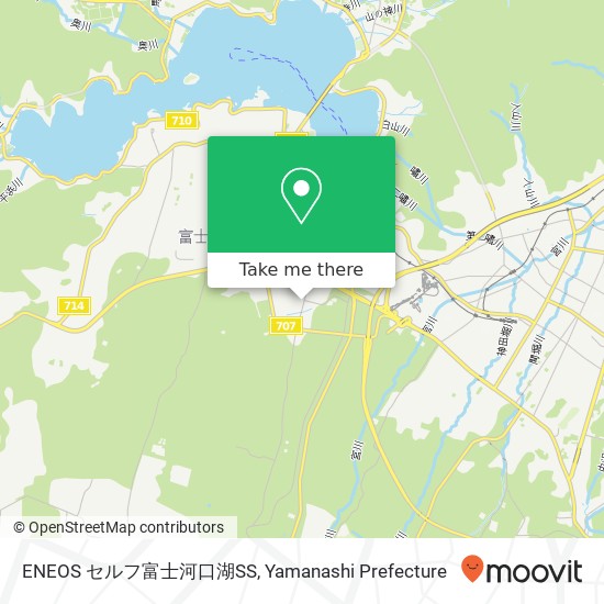 ENEOS セルフ富士河口湖SS map