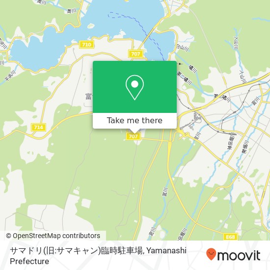 サマドリ(旧:サマキャン)臨時駐車場 map