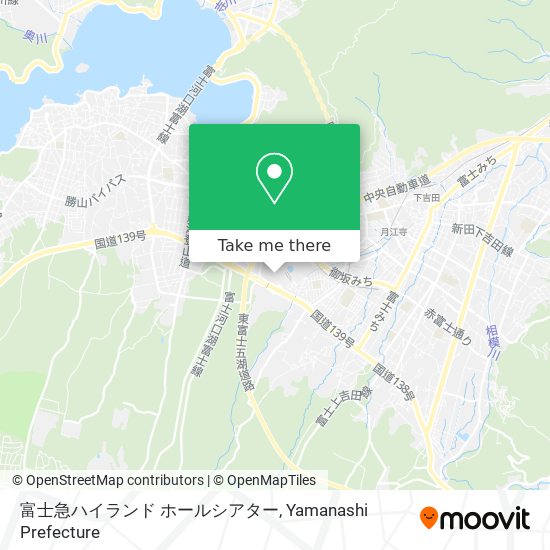 富士急ハイランド ホールシアター map