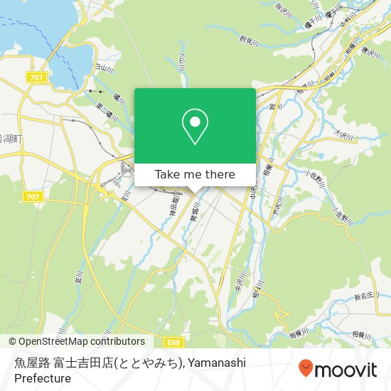 魚屋路 富士吉田店(ととやみち) map