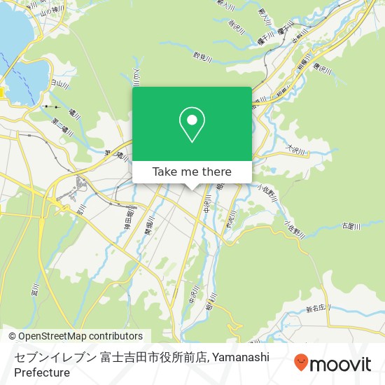 セブンイレブン 富士吉田市役所前店 map