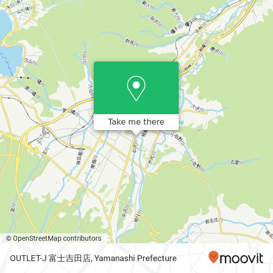 OUTLET-J 富士吉田店 map