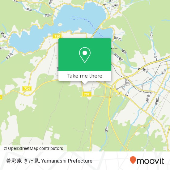 肴彩庵 きた見 map