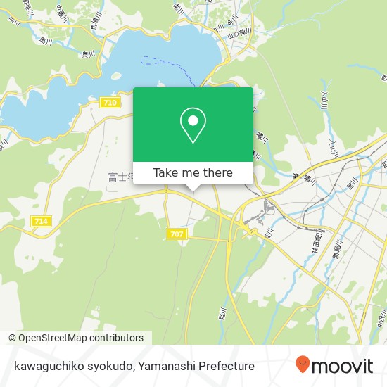 kawaguchiko syokudo map