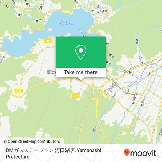 DMガスステーション  河口湖店 map
