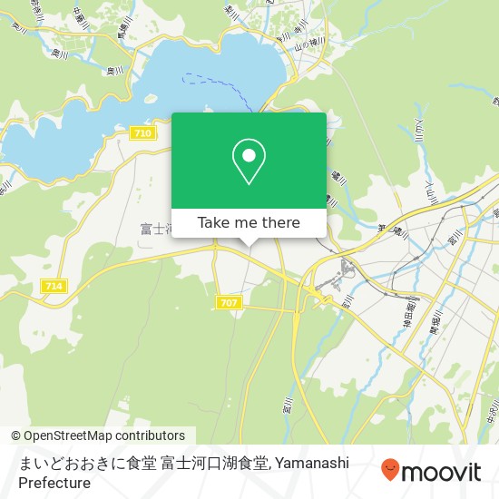 まいどおおきに食堂 富士河口湖食堂 map