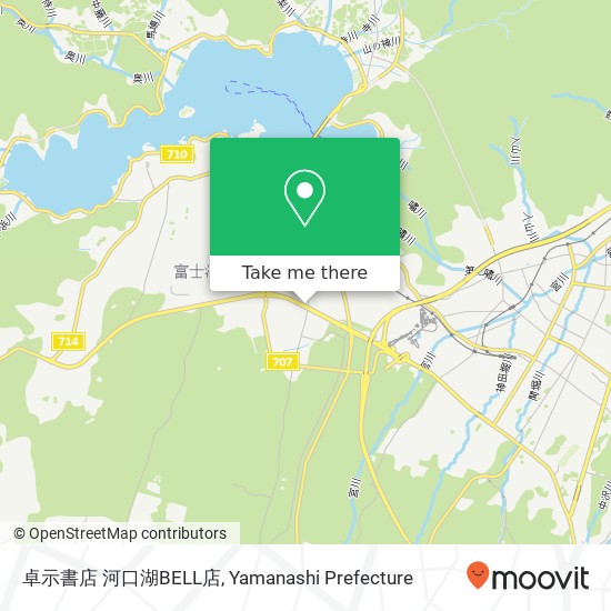 卓示書店 河口湖BELL店 map