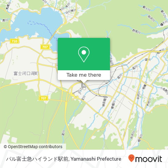 パル富士急ハイランド駅前 map