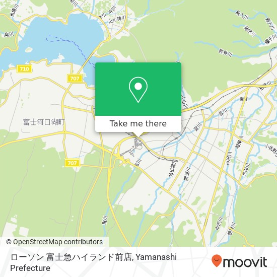 ローソン 富士急ハイランド前店 map