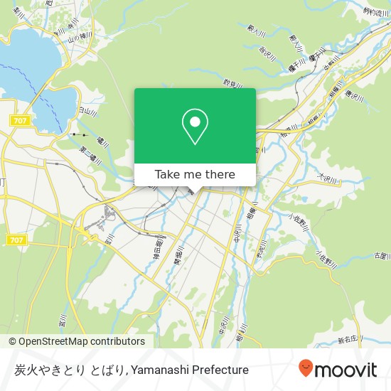 炭火やきとり  とばり map