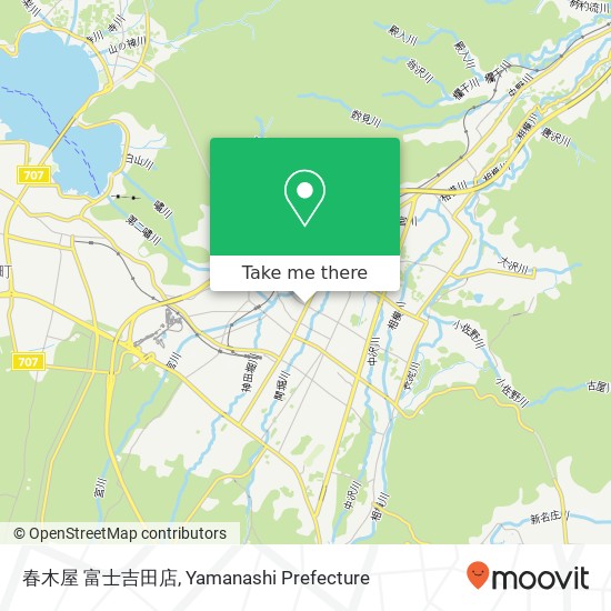 春木屋 富士吉田店 map