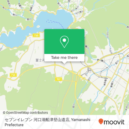 セブンイレブン 河口湖船津登山道店 map