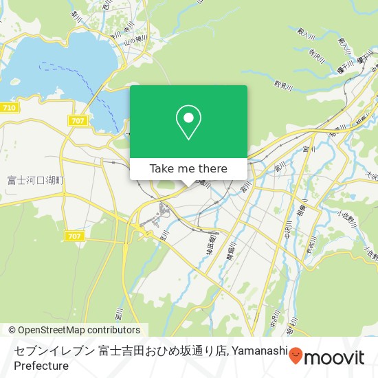 セブンイレブン 富士吉田おひめ坂通り店 map