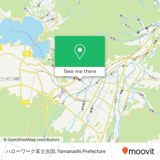 ハローワーク富士吉田 map