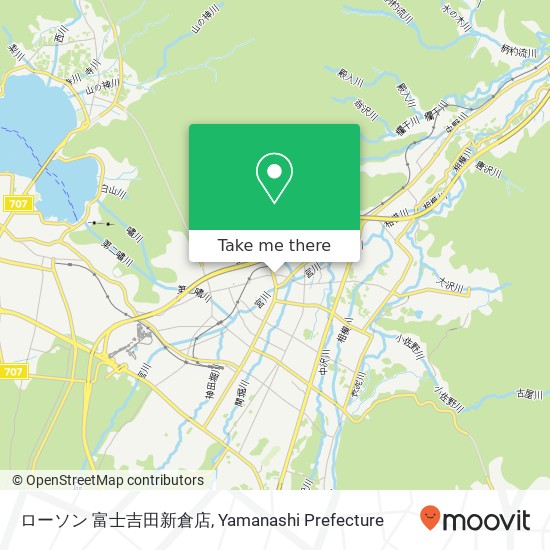 ローソン 富士吉田新倉店 map