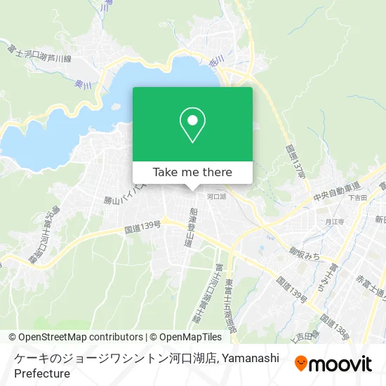 ケーキのジョージワシントン河口湖店 map