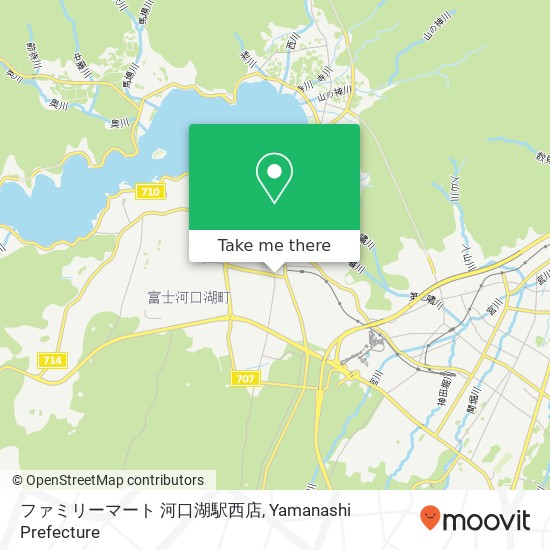 ファミリーマート 河口湖駅西店 map