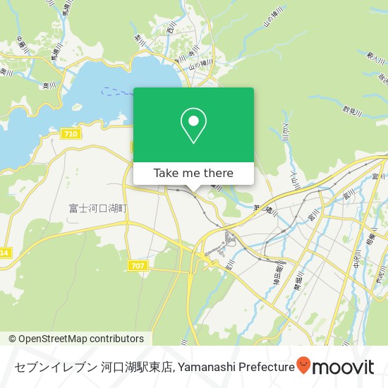 セブンイレブン 河口湖駅東店 map