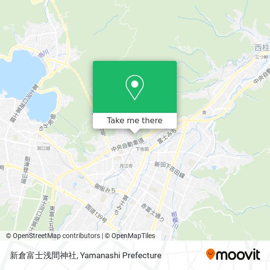 新倉富士浅間神社 map
