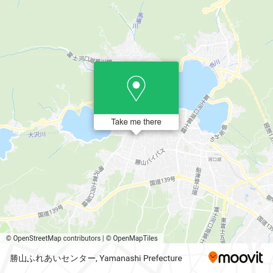 Katsuyama Community Center map