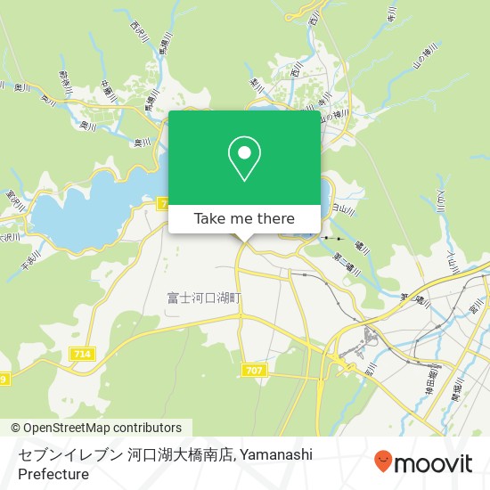 セブンイレブン 河口湖大橋南店 map