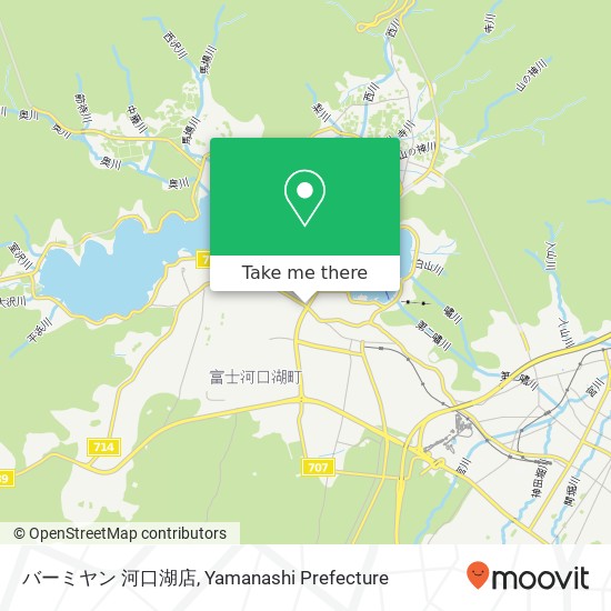 バーミヤン 河口湖店 map