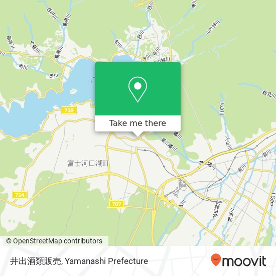 井出酒類販売 map