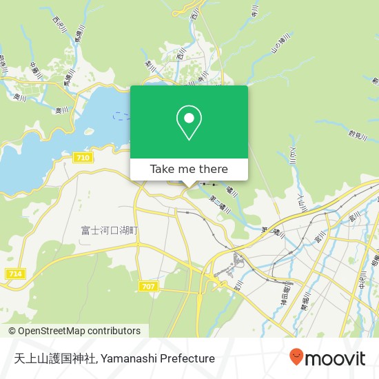 天上山護国神社 map