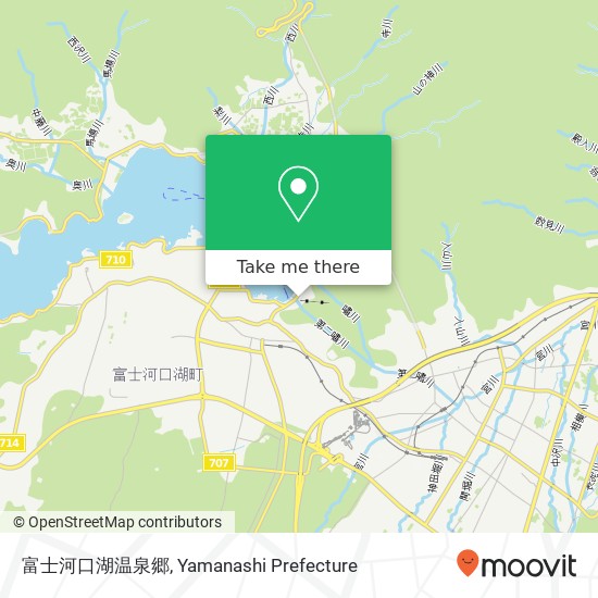 富士河口湖温泉郷 map