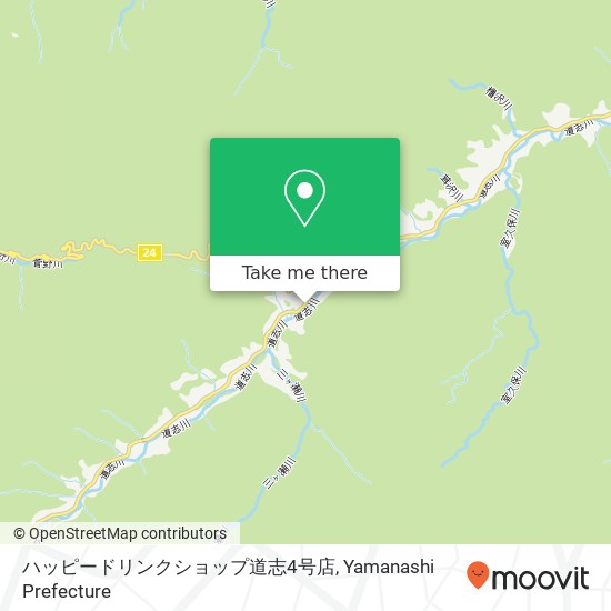 ハッピードリンクショップ道志4号店 map