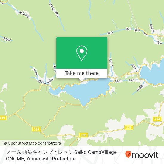 ノーム 西湖キャンプビレッジ Saiko CampVillage GNOME map