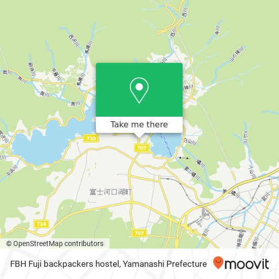 FBH Fuji backpackers hostel map