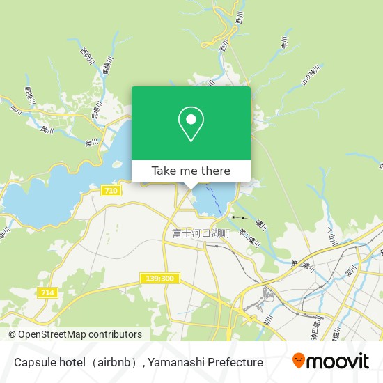 Capsule hotel（airbnb） map