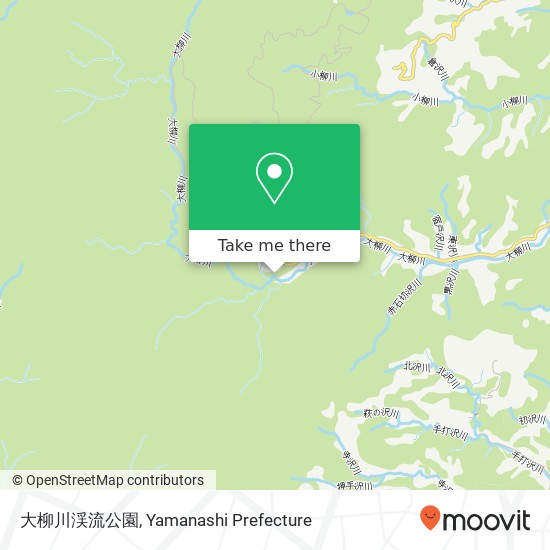 大柳川渓流公園 map